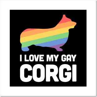 Corgi - Funny Gay Dog LGBT Pride Posters and Art